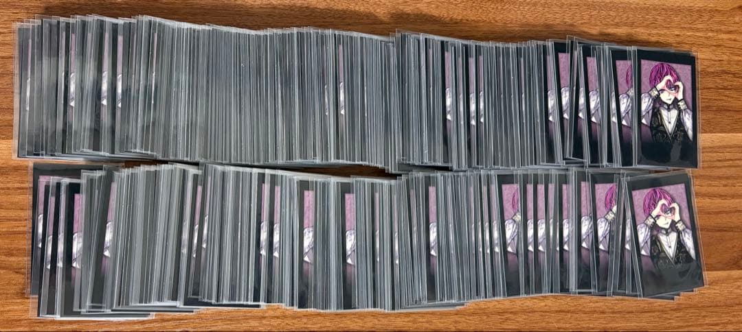 あくねこ 悪魔執事と黒い猫 ラト チェキ風カード バレンタイン ハート N308