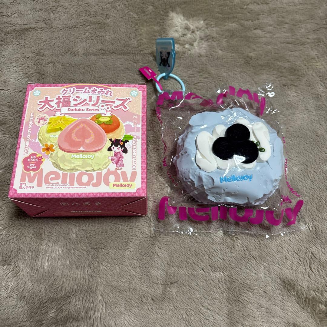 Mellojoy スクイーズ クリームまみれ 大福シリーズ ブルーベリー①