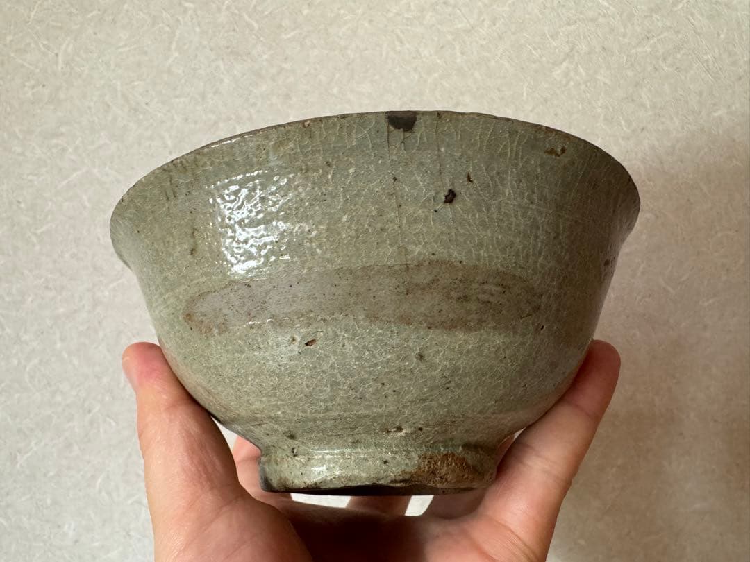 散歩星人さま専用　高麗三嶋茶碗　松沈金平棗　計2点