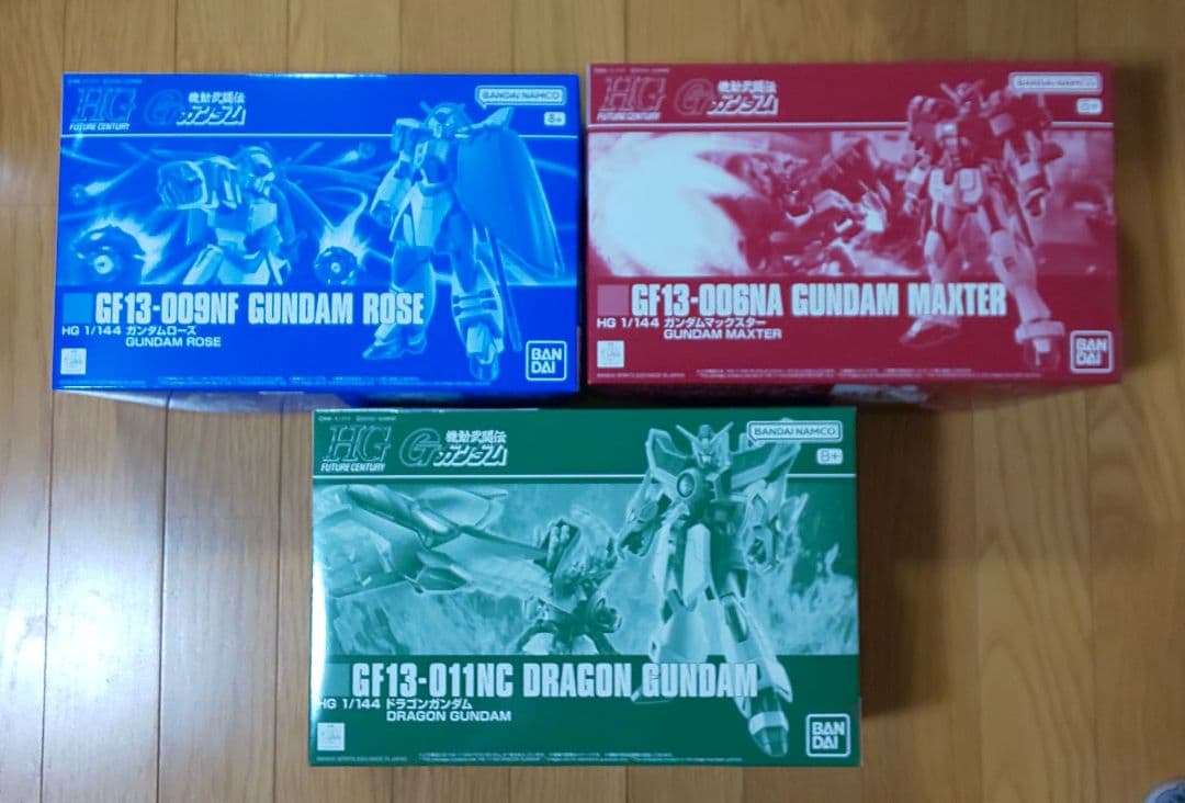 プレミアムバンダイ限定HG Gガンダムキット 3点セット プレミアムバンダイ限定HG Gガンダムキット 3点セット HGFC 1/144