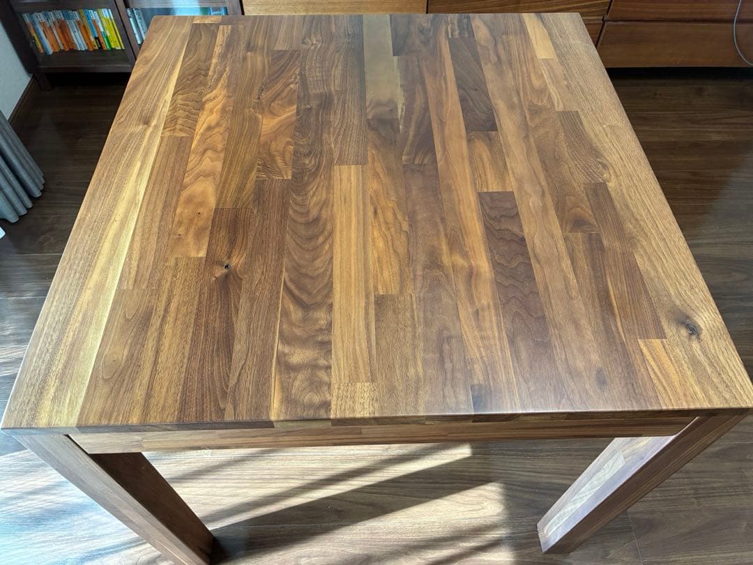 無印良品 ウォールナット ダイニングテーブル 80cm