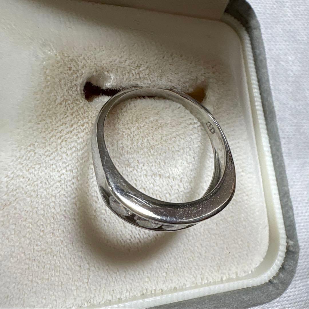 【新品仕上げ済】 Pt900 1.03ct 天然ダイアモンド 5.7g 指輪