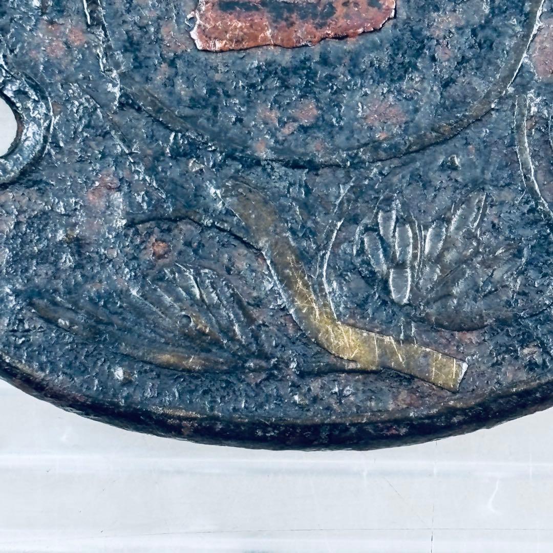 刀装具　鍔　平安城　当時物　骨董　 刀鍔　 時代武具