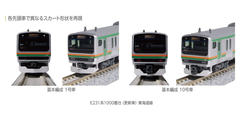 KATO 10-1784 E231系1000番台東海道線 更新車 基本セット4両 - メルカリ