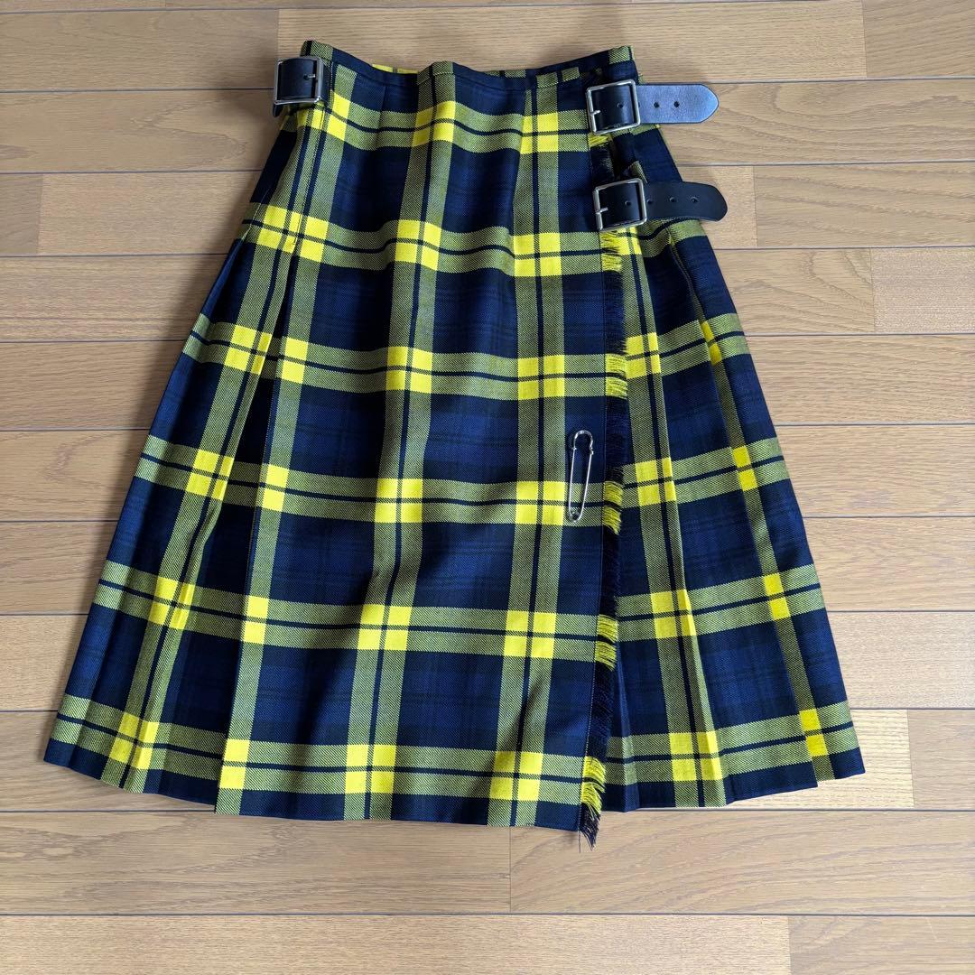 O'NEIL of DUBLIN ウーステッドウールキルトスカート　サイズGB8