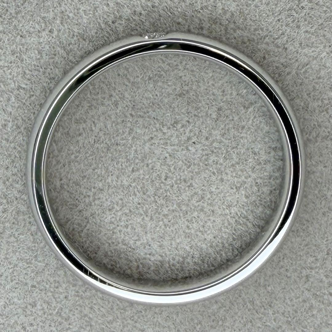 ハリーウィンストン　ダイヤモンド　プラチナ　リング　17.5号