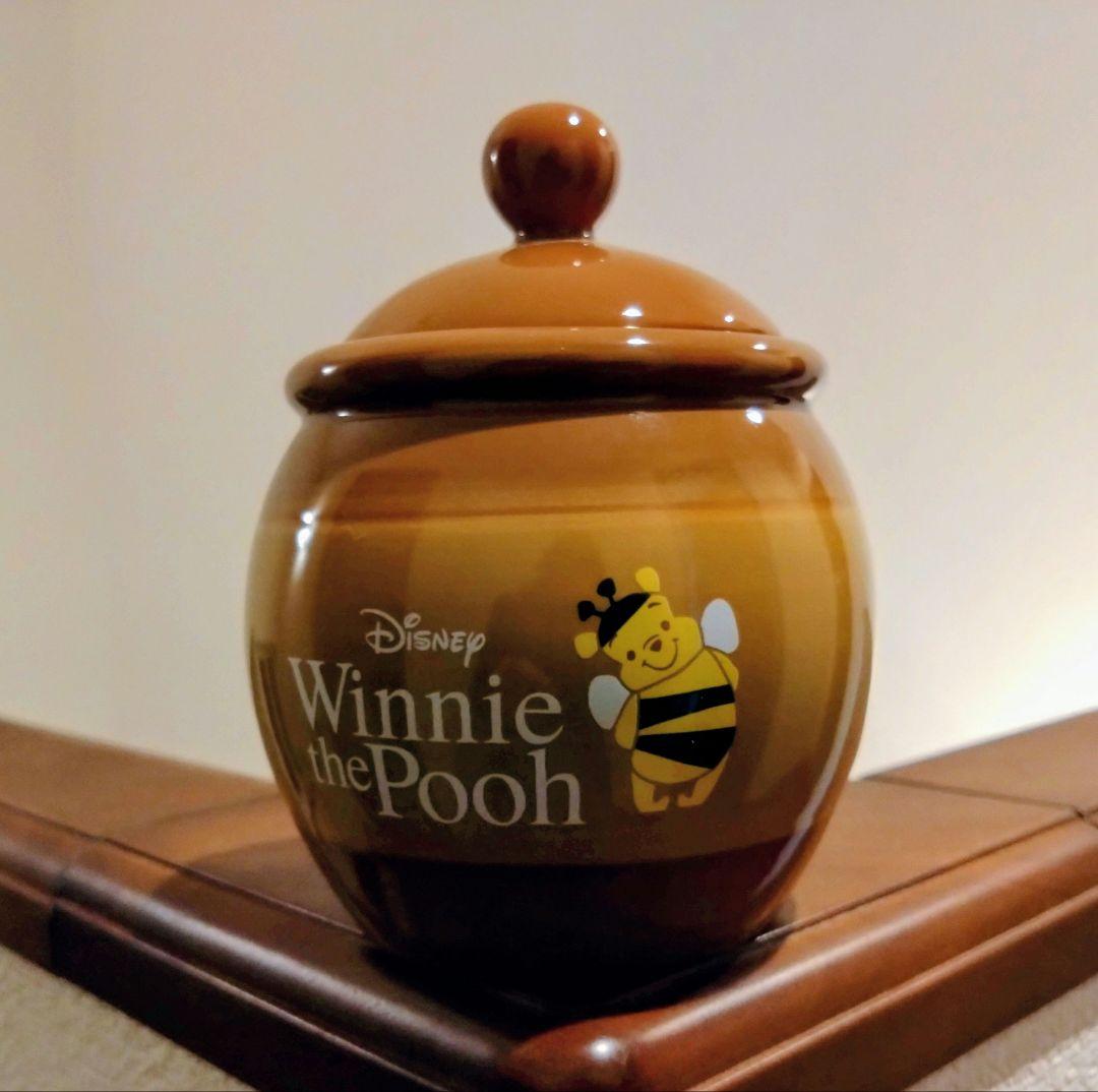 90s 陶器製 くまのプーさん ハニーポット ヴィンテージ 陶器