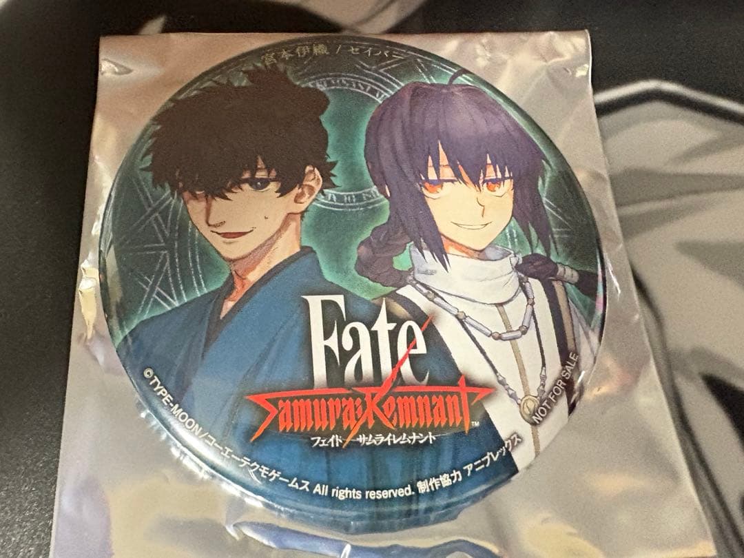 Fate/Samurai Remnant 宮本伊織 セイバー 缶バッジ