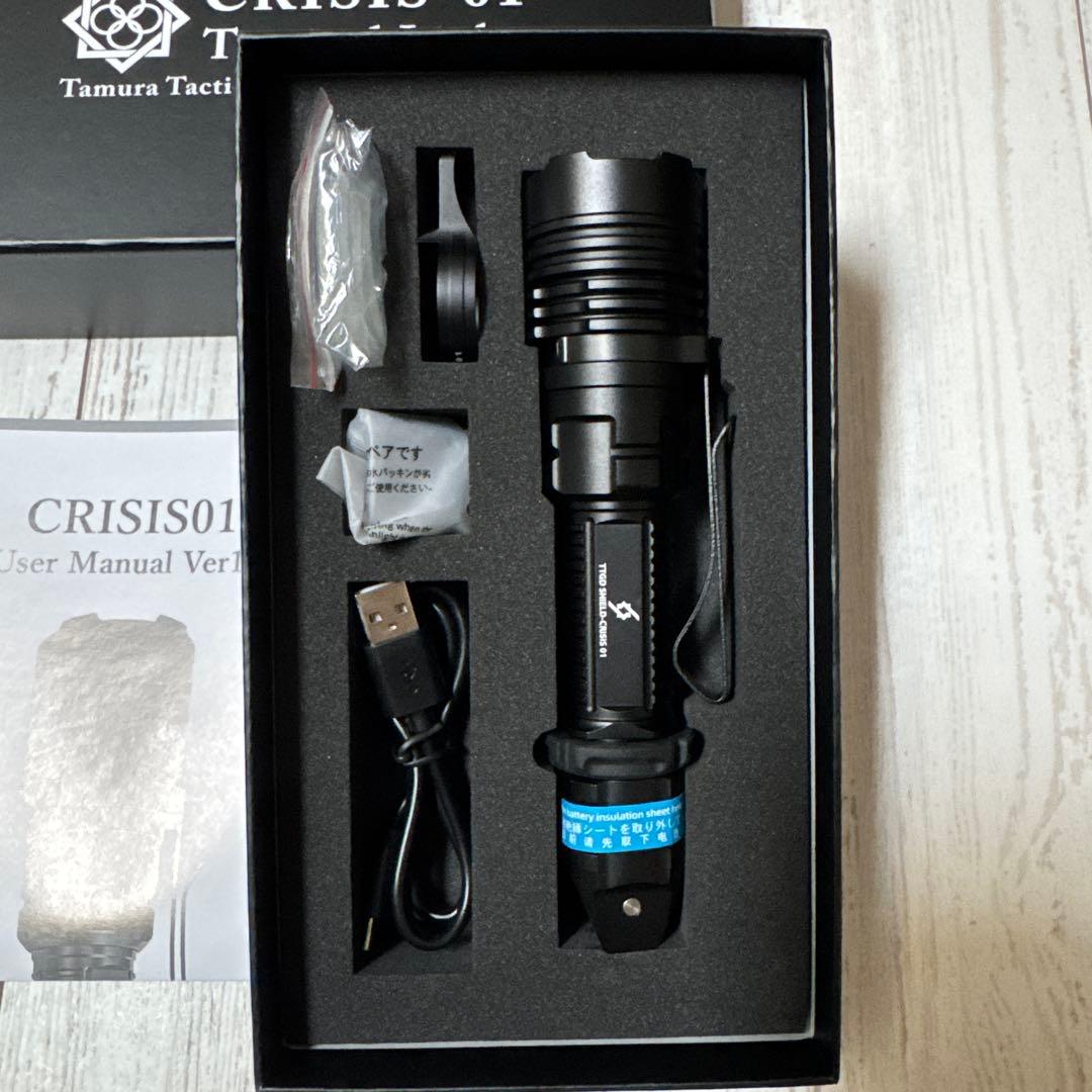 CRISIS-01 タクティカルライト 元特殊部隊員が考案したタクティカル
