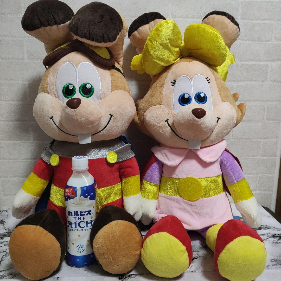 【入手困難】特大サイズ スペースワールド ラッキー＆ヴィッキーぬいぐるみ タグ付