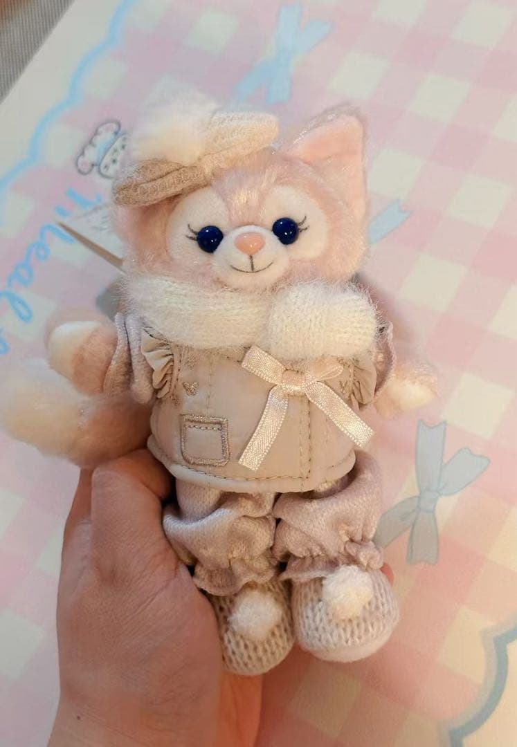 お顔厳選】新作 上海ディズニー バースデー リーナベルぬいぐるみSSサイズ