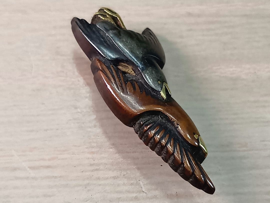 煙草入れ／超絶技巧前金具／在銘あり 一斎