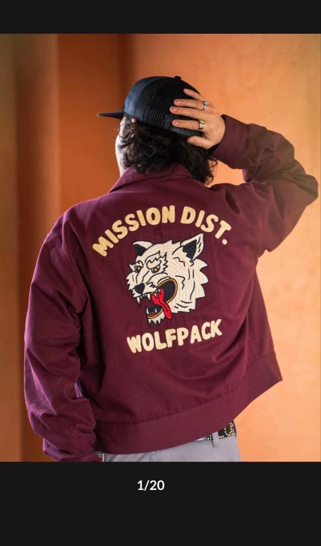 MISSION DISTRICT WOLFPACK JACKET XL