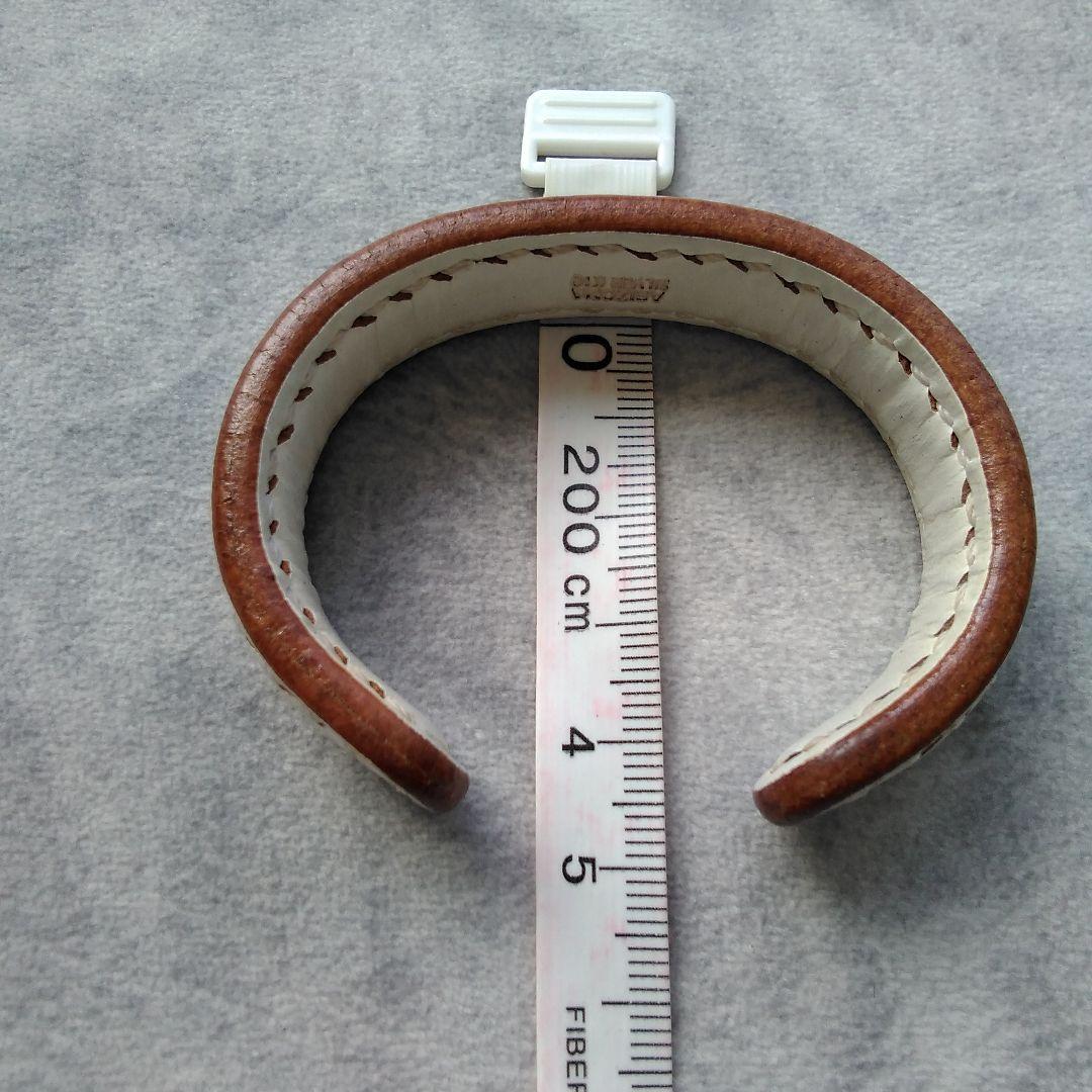 アリゾナフリーダム Arizonafreedom ホワイトレザーバングル K18