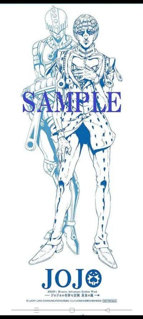 【非売品レア】ジョジョ　手ぬぐい　護衛チーム　5枚セット