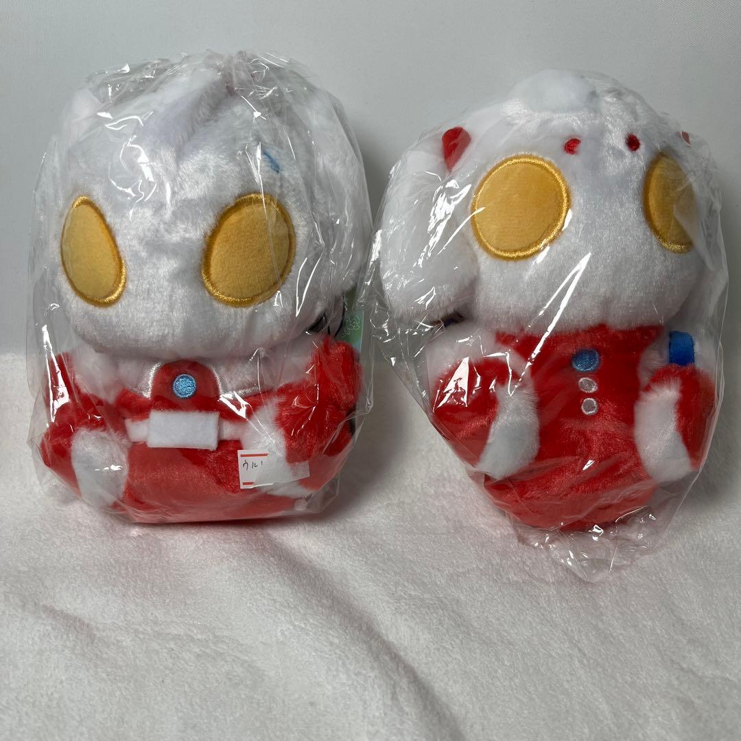 未開封ウルトラマンふわふわお座りぬいぐるみウルトラの父ウルトラの母