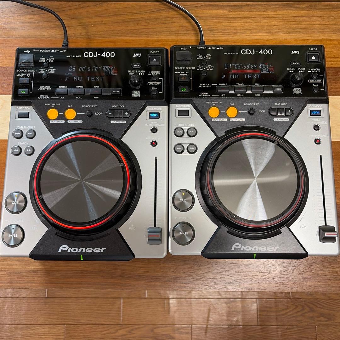 Pioneer CDJ-400 2台セット 通電確認済 動作未確認 現状品 - メルカリ