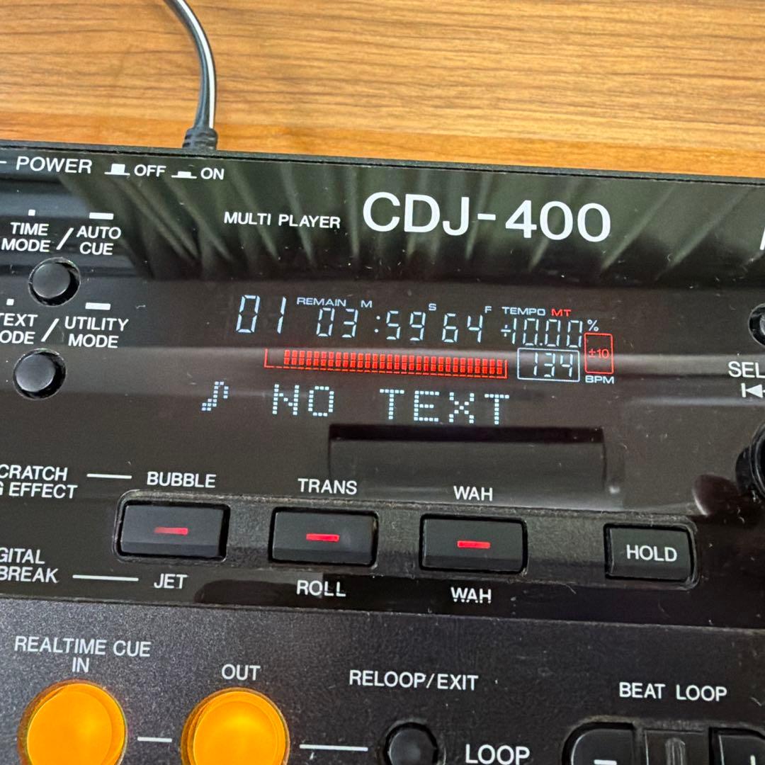 Pioneer CDJ-400 2台セット 通電確認済 動作未確認 現状品 - メルカリ