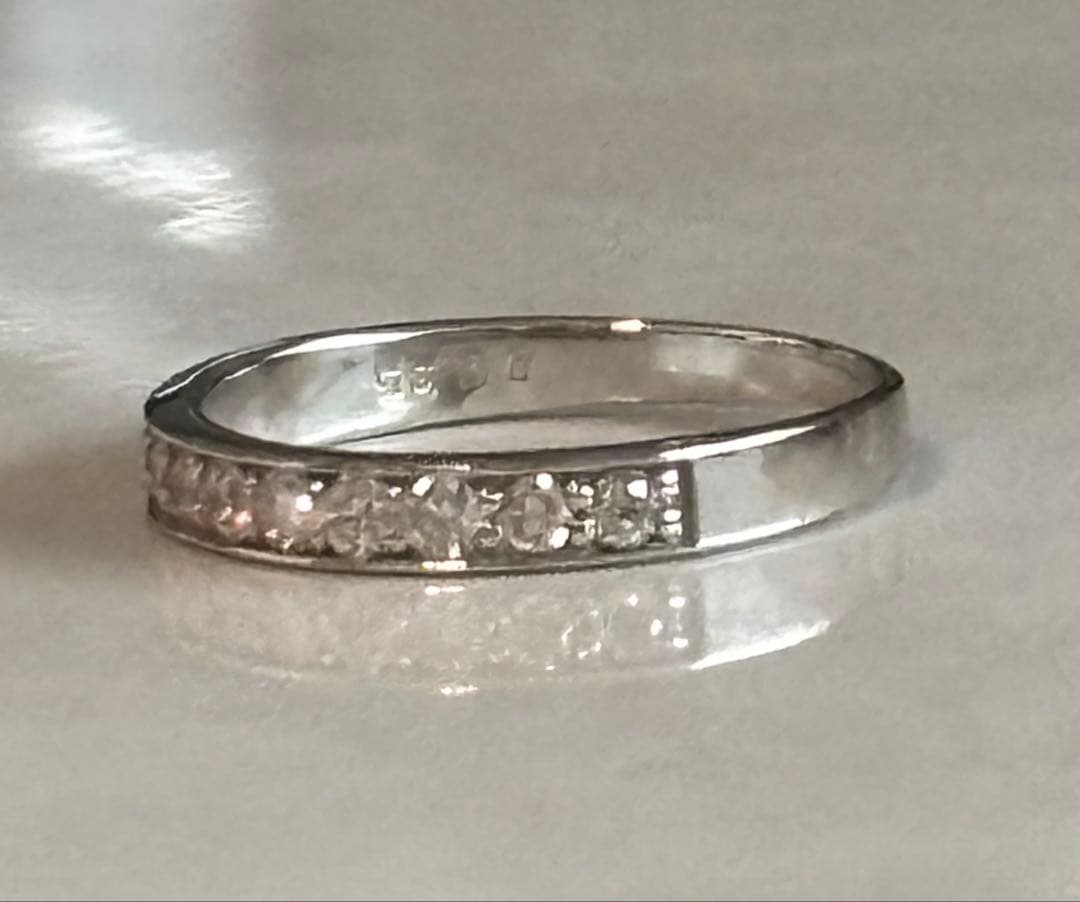 まい様❗️プラチナ天然ダイヤモンドリング エタニティリング0.35ct 鑑別11号