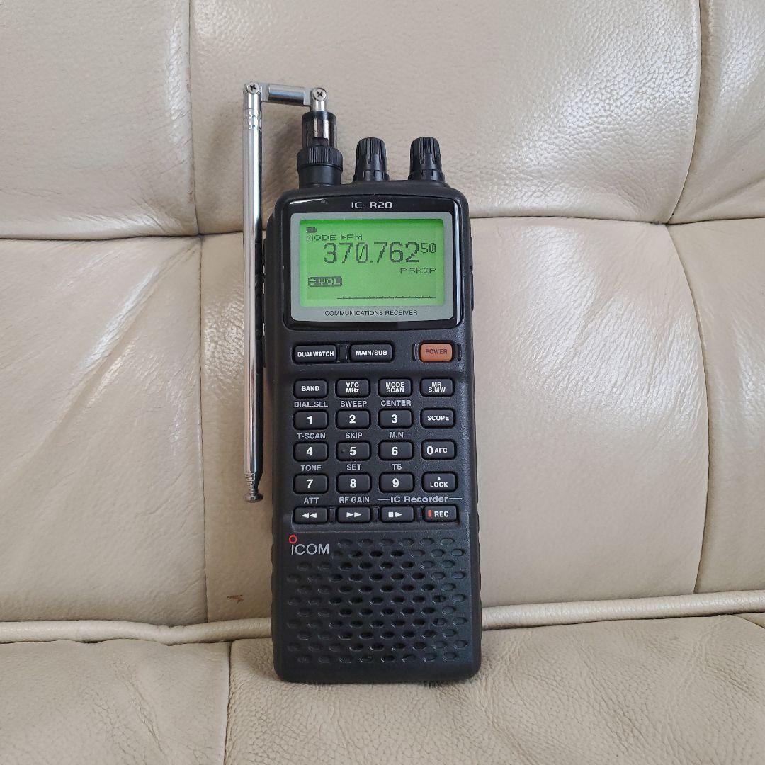 美品 ICOM IC-R20 広帯域受信機 - メルカリ