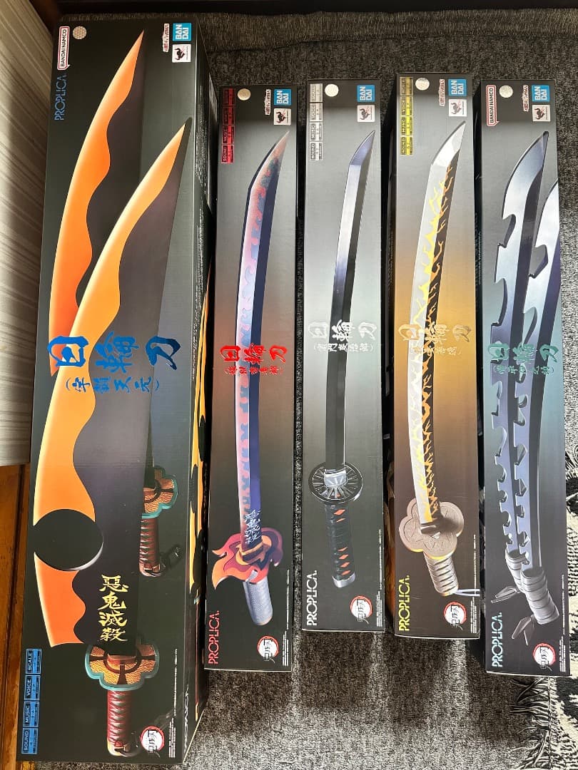 鬼滅の刃 PROPLICA 日輪刀 炭治郎 善逸 伊之助 煉獄 宇髄天元 セット