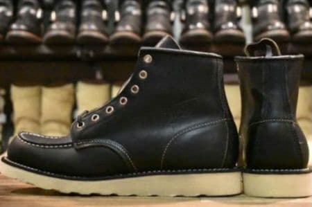 【8.5D 未使用 12年】レッドウィング 9075 アイリッシュセッター 黒