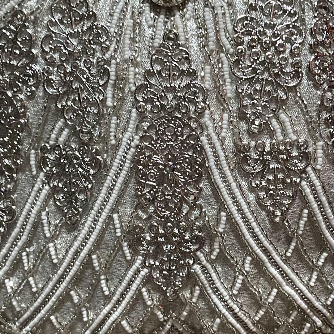 極美品⭐︎高級 Lumy ルミーはしもと ビーズ刺繍 パーティーバッグ ビジュー