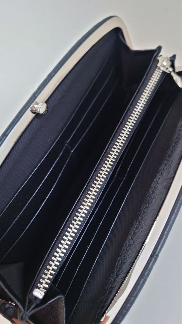 新品　エムユーエル　M.U.L キルティング　がま口　長財布