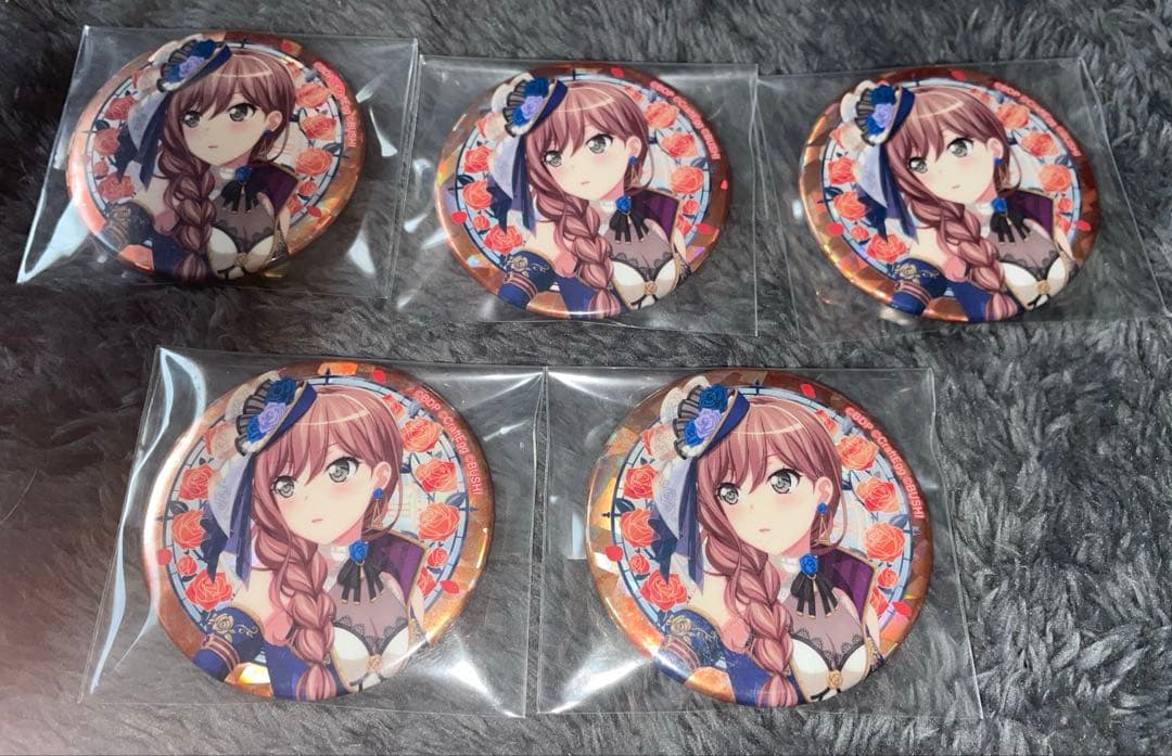 最終値下】バンドリ Roselia 富士急ハイランド 缶バッジ 今井リサ