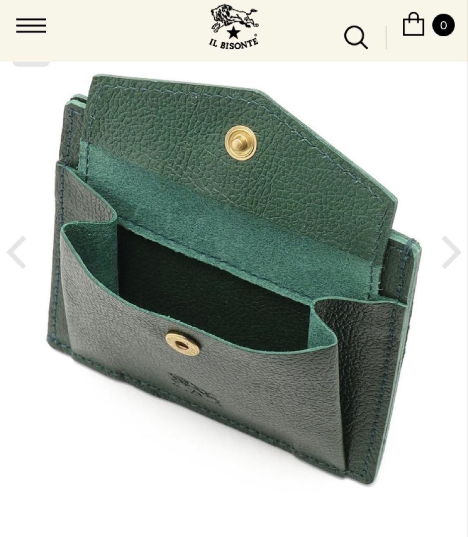 ILBISONTE イルビゾンテ 最新ミニ財布　ナチュラル　希望価格歓迎