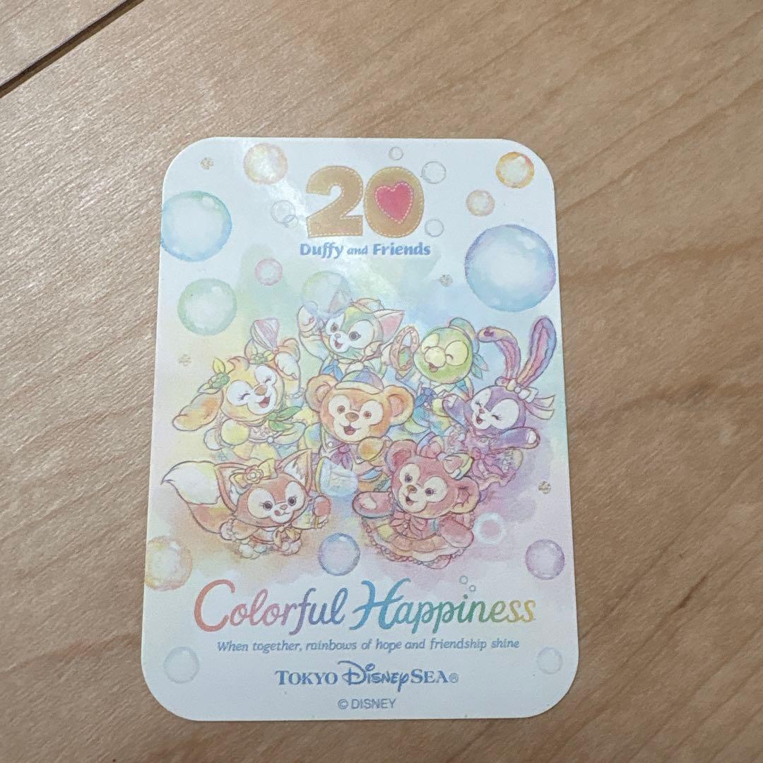 ダッフィー・シェリーメイ・ジェラトーニ セット＆ミニシール