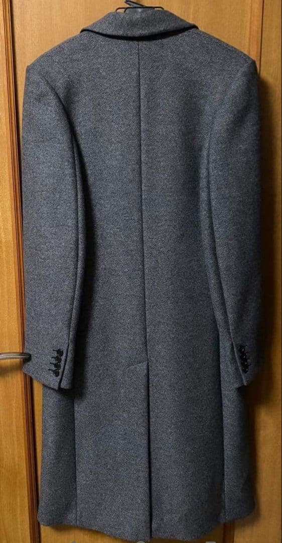 新品✨NINA RICCI チェスターコート ロング丈 2つボタン グレー 36