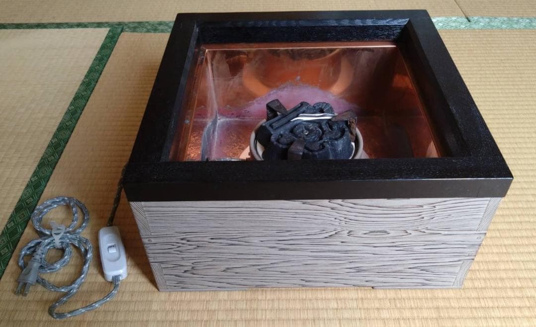 焼杉 置炉 置き炉 野々田 炭型電熱器つき - メルカリ K91 桑置炉 炭型