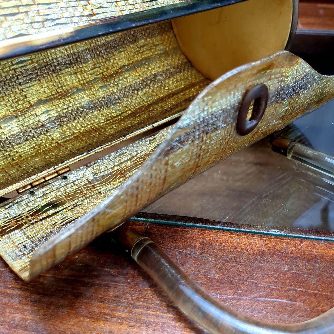 アンティークバッグ パーティーバッグ ビンテージ セルロイド？ majestic