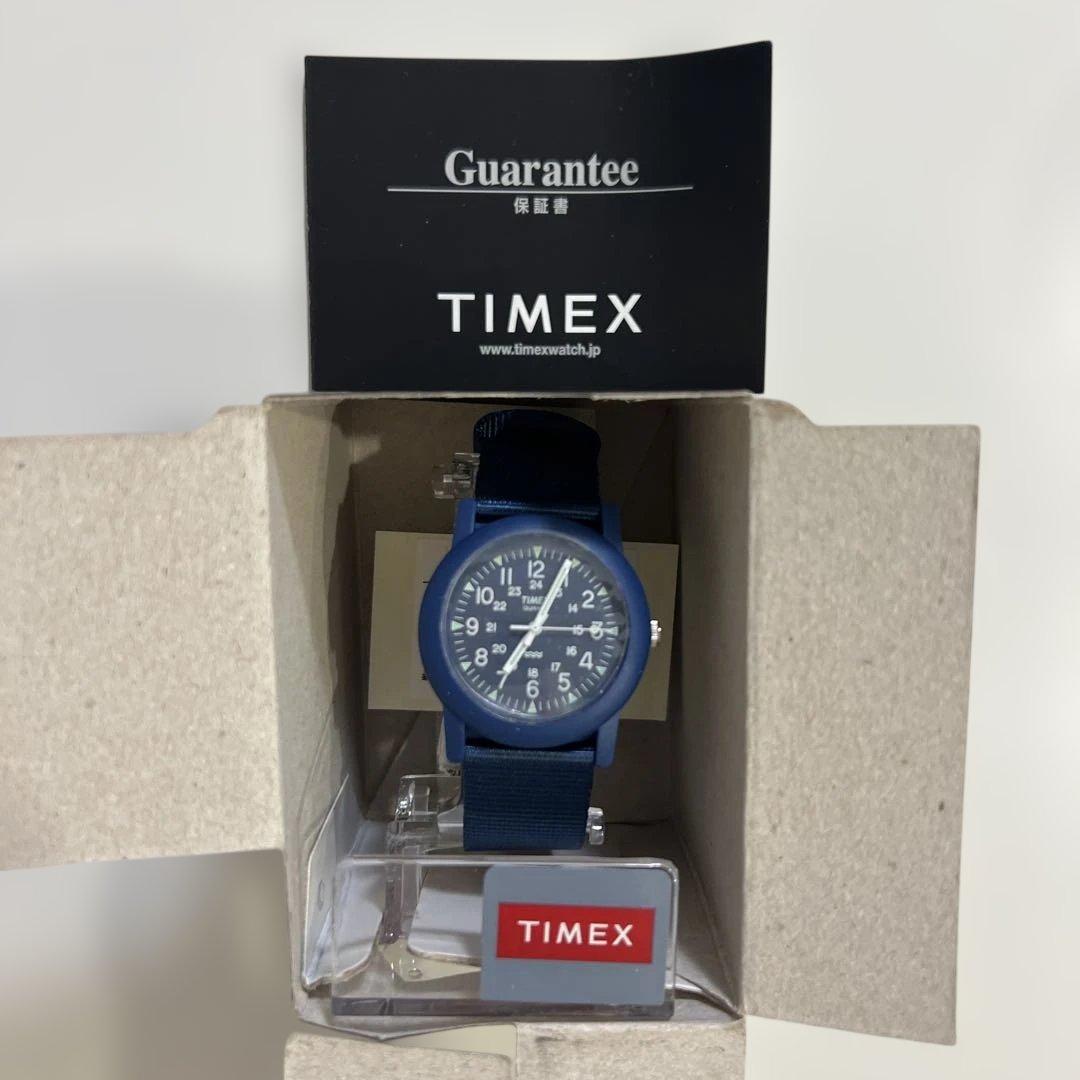 TIMEX キャンパー 34mm T2N257 EJ ネイビー 腕時計