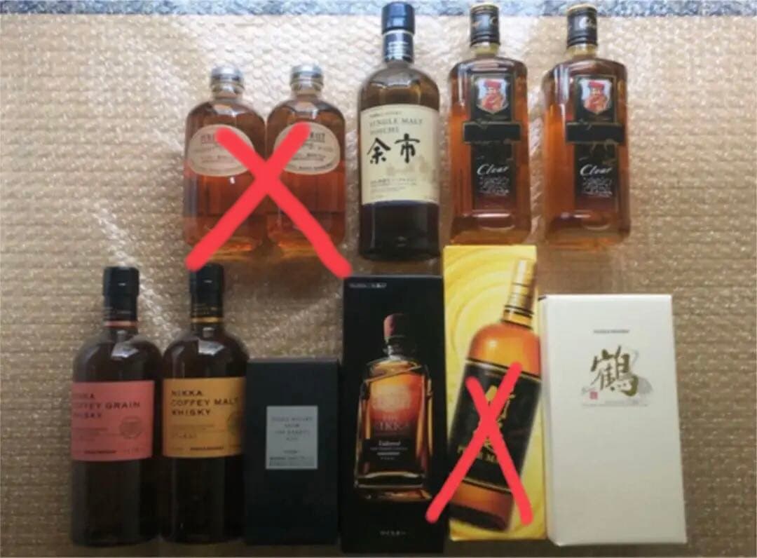 ニッカウイスキー蒸留所限定品8本セット