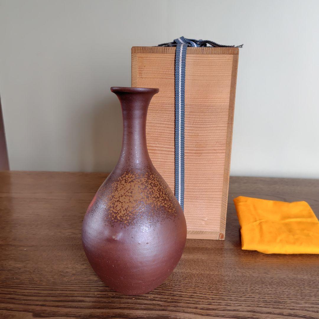 備前花入 桃山造 備前焼 茶道具 花瓶 華道フラワーベース - メルカリ
