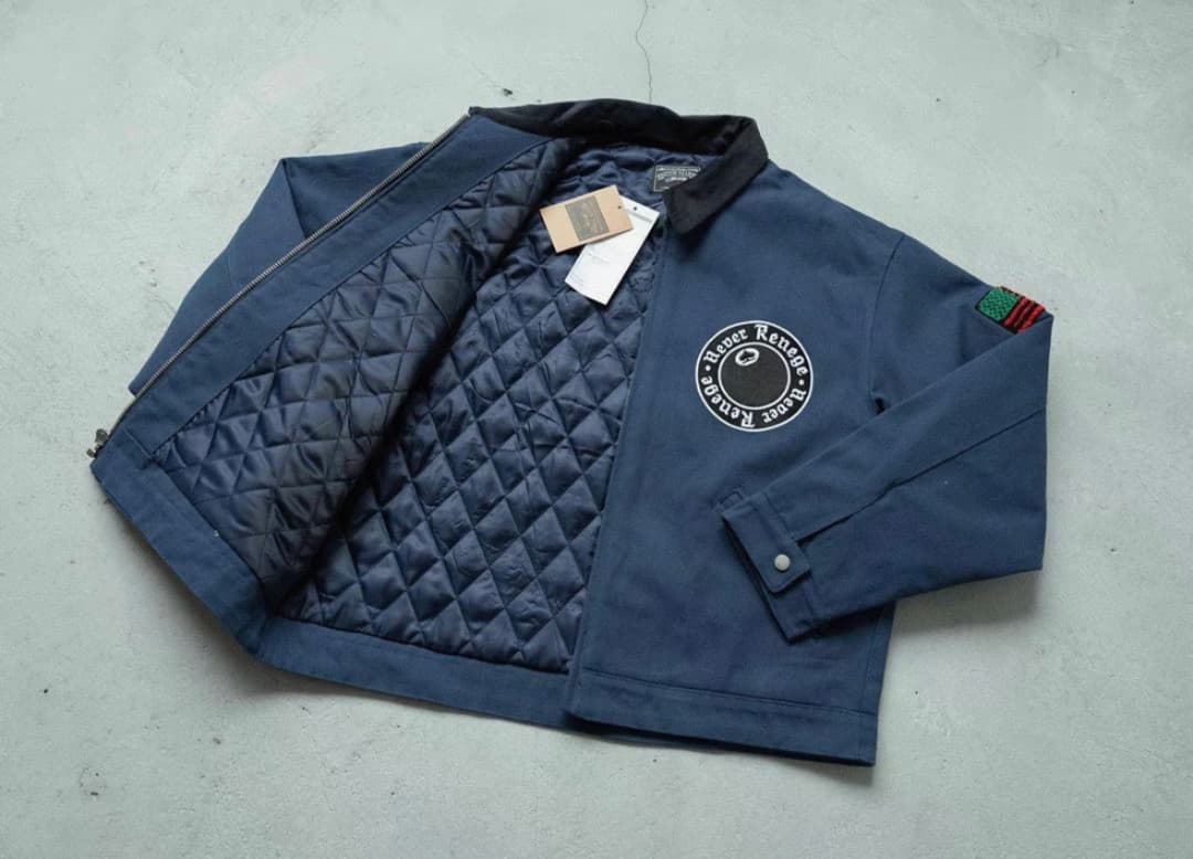 スケートボード Stussy x Denim Tears Canvas Jacket