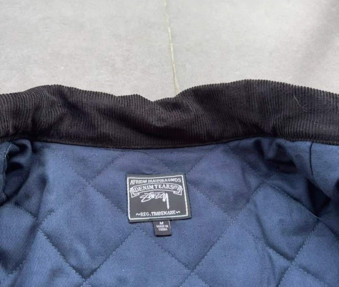 スケートボード Stussy x Denim Tears Canvas Jacket