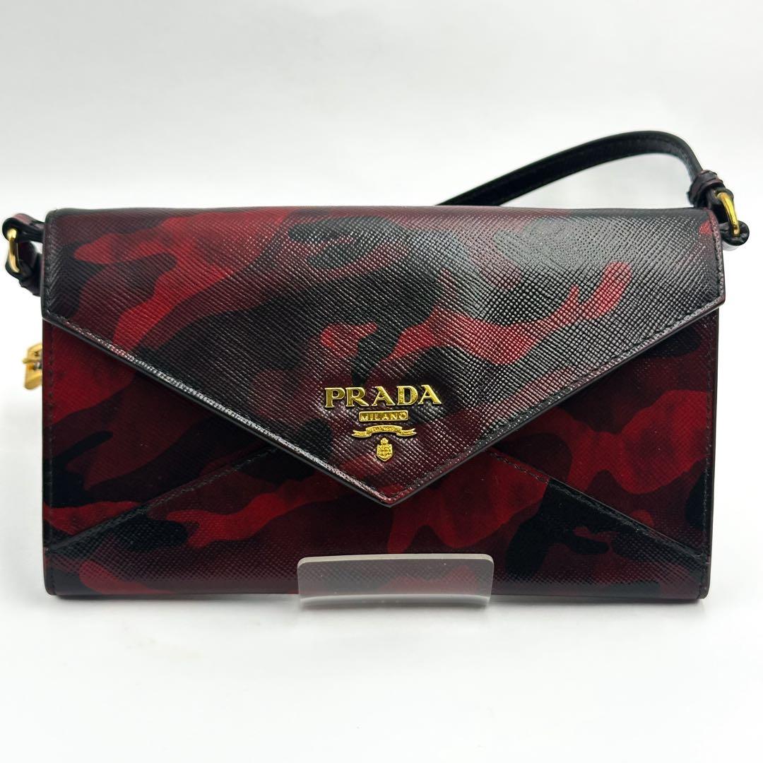 プラダサ フィアーノレザー ショルダー ウォレット 1559