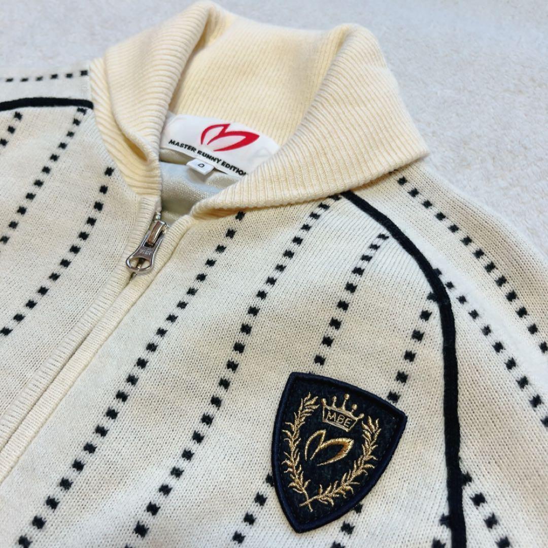 美品　マスターバニー　セットアップ　ストライプ　中綿　スカート　蓄熱　ジャケット