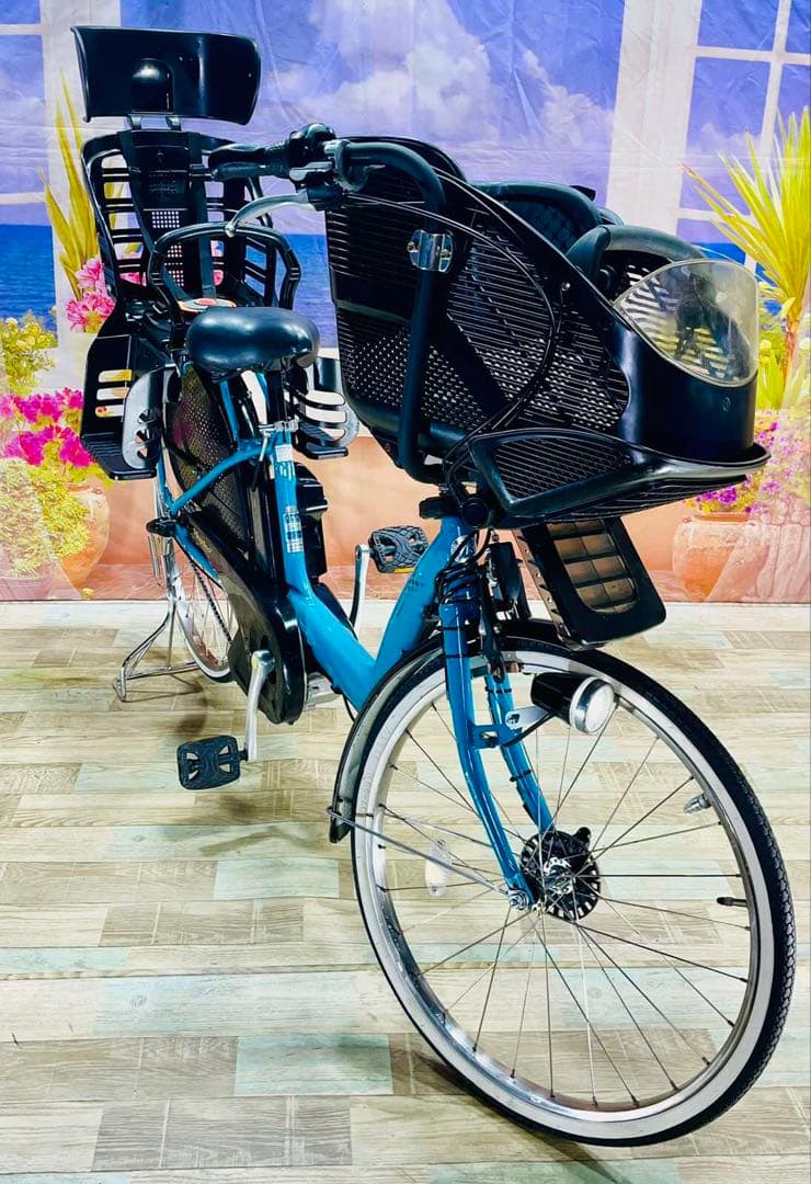 破格！アンジェリーノ26インチ⭐️ブリヂストン子供乗せ電動アシスト自転車Y2266