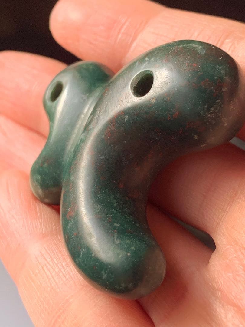 古墳期 出土 出雲石勾玉 碧玉 縄文時代 弥生 石器 土器 翡翠勾玉 根付 勾玉