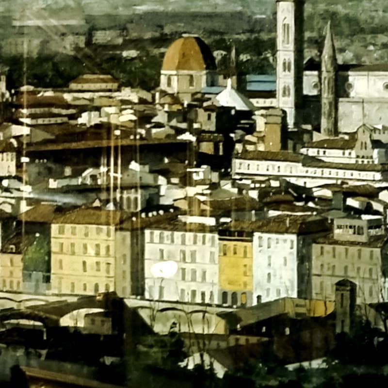 ☆斉藤 要☆「フィレンツェ」油絵　F10号　良好！