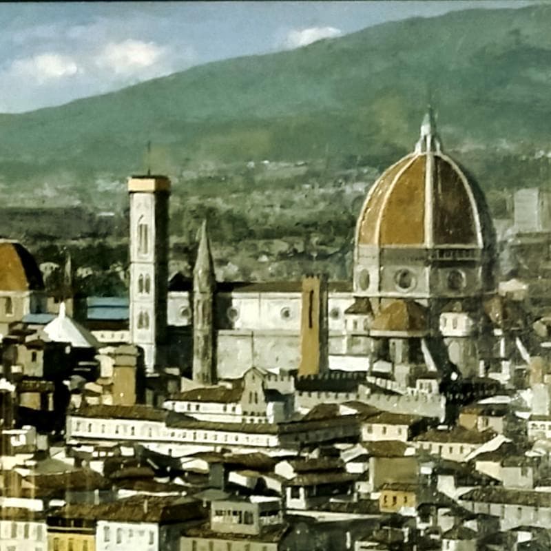 ☆斉藤 要☆「フィレンツェ」油絵 F10号 良好！