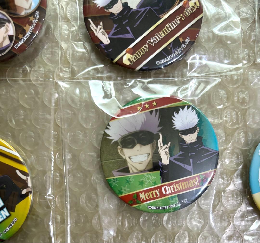 呪術廻戦 五条悟 缶バッジ プリロール 限定 まとめ売り 6点 希少