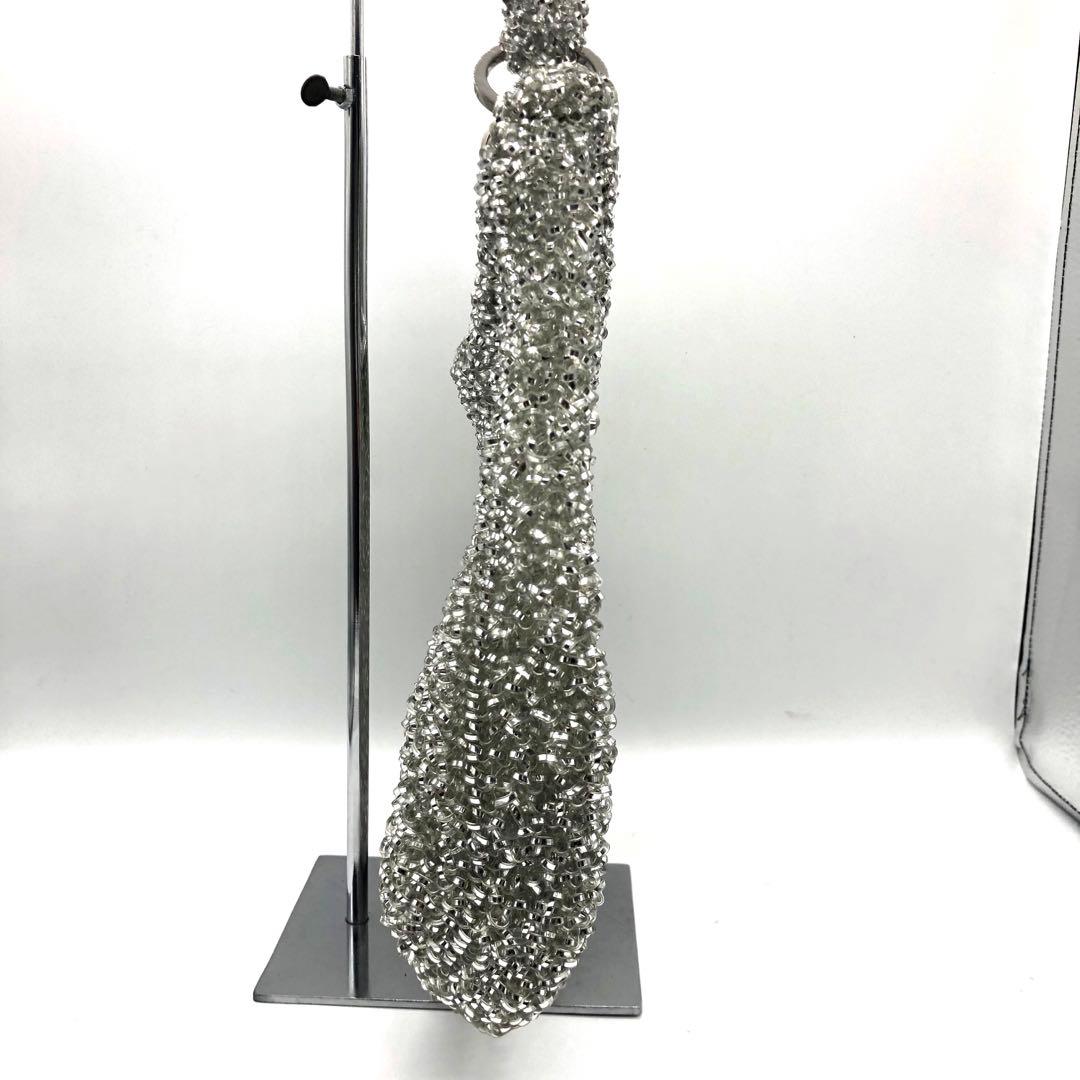 美品✨アンテプリマ ワンショルダーバッグ シルバー系 ワイヤーバッグ