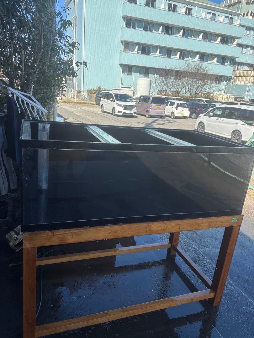 1800 900 600 4面黒 水槽のみ送料こみ - メルカリ