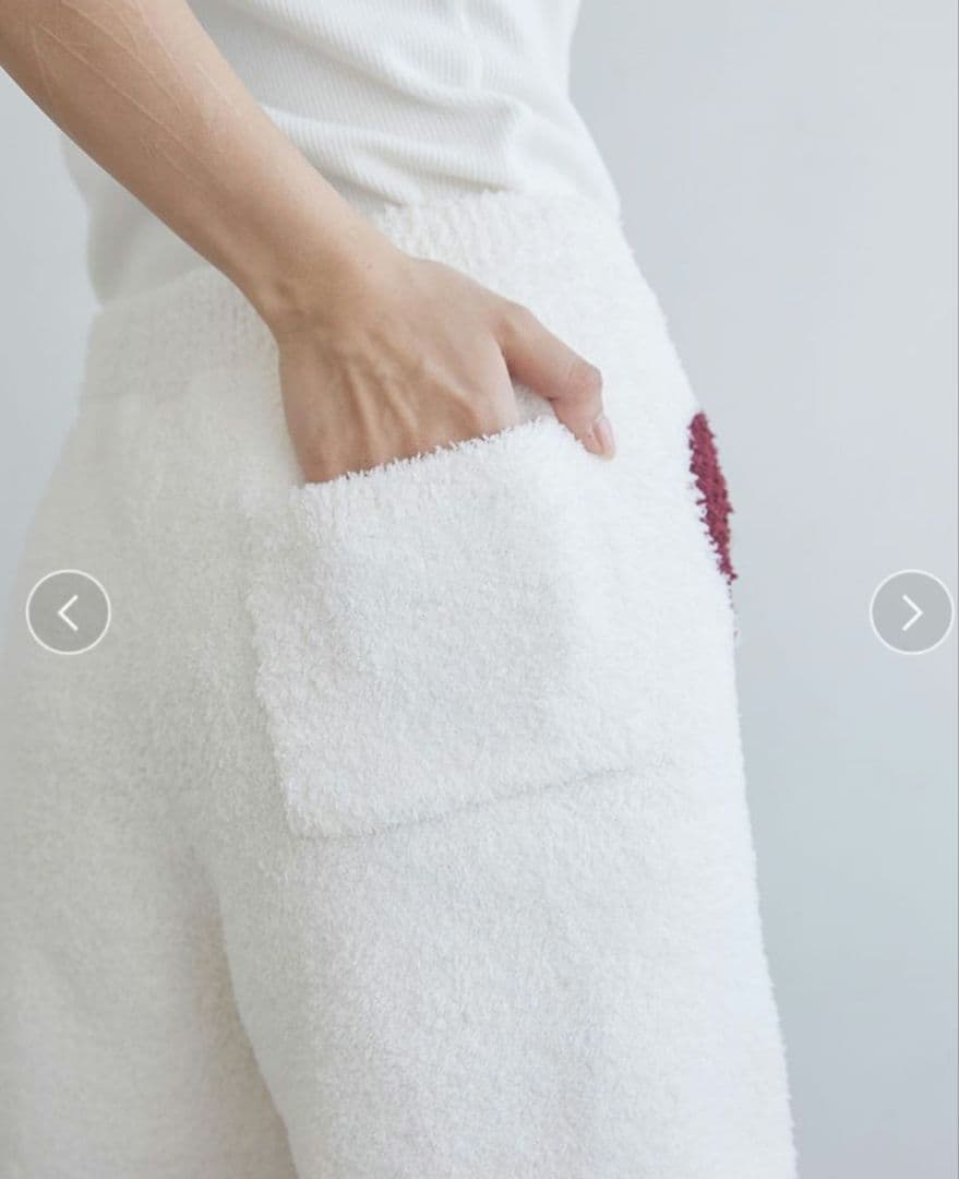 gelato pique ハートジャガードプルオーバー&ショートパンツセット