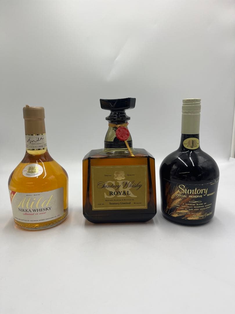 サントリー ローヤル 12年 スペシャルリザーブ ニッカウイスキー 3本